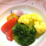 竃 - 野菜の漬物。