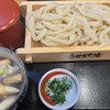 うちたて家 - とり汁うどん大盛(1,070円)