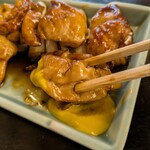 神田まつや - 練り辛子で