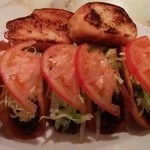 ジョージレストラン - タコス700円（パン2個付）