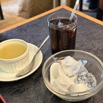 華空間 - ハーフセットのアイスコーヒー・ゼリー