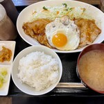 わ楽 - 料理写真:てりたまポーク定食