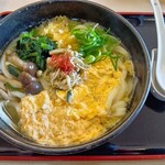 手打ちうどん こころ - 卵とじうどん650円＋140円（うどんの量400g）