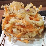 車や - サクサクのかき揚げ