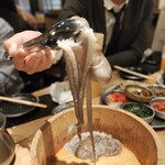 韓国料理 ナッチャン - 韓国から空輸されたタコ