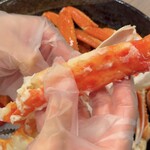 すき焼き ズワイガニ・タラバガニ食べ放題 和牛とカニ - 