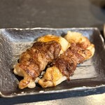 炭火やきとり 伝兵衛 南店 - お餅豚バラ巻