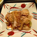 瀬戸内味覚処 芸州 本店 - 豚肉の柚子こしょう炒め