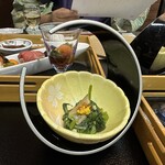 月香 - 松茸と春菊の菊花和え