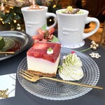 SYNdicate cafe - クリスマスチーズケーキ¥800