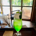 農cafe baikamo - クリームソーダ