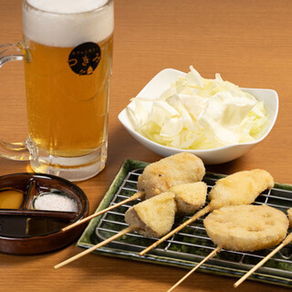 おでんor串カツを選べる1,000円セット！旬魚が彩る逸品も