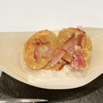 RISPETTO - たこ焼きはペコリーノチーズを使ったカルボナーラ風です