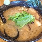 らーめん ひでお屋 - 梅菜そば！梅、水菜、わさび♪♪