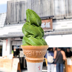ますだ茶舗 - 抹茶ソフトクリーム