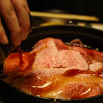 先斗町しゃぶしゃぶすき焼き きらく - 