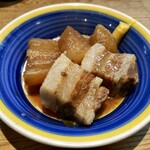 むこのっそん - おでん(大根、玉子、こんにゃく、ウインナー、じゃが芋、菊菜)