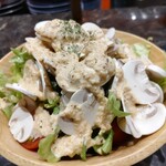 厨 七代目松五郎 - フレッシュマッシュルームのサラダ