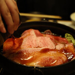 先斗町しゃぶしゃぶすき焼き きらく - 