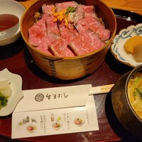 すき焼きと牛まぶし ももしき - 