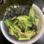 中華そば 半ざわ - タアサイそば　海苔追加