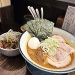 麵や きさ乃 - 2025.12限定 濃厚カリー麺とチャーシューごはん