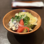 仙臺 アビルヴァン 和牛 - しゃっきり美味しいサラダ