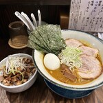 麵や きさ乃 - 2025.12限定 濃厚カリー麺とチャーシューごはん
