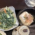 FUKU豆 - 胡麻和えと冷奴