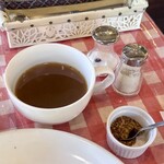 花・ふらんす食堂やまもと - 和牛ホホ肉とたっぷり野菜のポトフ定食(\1,950)　フランスではスープ別で提供されます