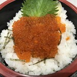 でか盛り海鮮問屋 - いくら丼半額