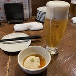 遊和食 きときと - 生ビールとつきだし