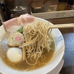麺屋 誠 - 【煮干しそば（塩）＝ストレート細麺】