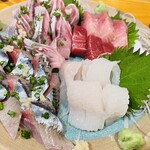 居酒屋 ほがら家 - 秋刀魚とニシンメインで作ってもらったお造り