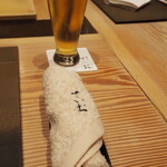割烹さいお - 生ビールでスタート