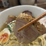 麺屋 一八 - 鴨ネギみそチャーシュー