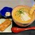 手打 しまだ - 料理写真:■エビ天カレースープうどん
          トッピング：揚げもち