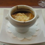 ランチ　￥２６５０のコース　スープ　（２０１４．１２．４）