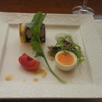 ランチ　￥２６５０のコース　前菜　（２０１４．１２．４）