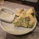 創彩和房ふじた - ハモしそ巻天麩羅