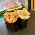 立喰い寿司 ひなと丸 - 赤貝ひも・ほっきひも