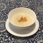 お野菜懐石＆organic cafe～manaya（安曇野）～ - Manayaごはん(\2,530)　季節のスープ：カリフラワーと玄米のスープ