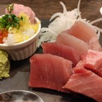 大衆酒場 パーラーヒバリ - 数量限定のマグロ刺