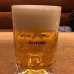 Burakku Buraun - 生ビール360円