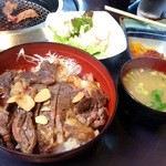 nouenresutorammiyamotofa-mu - ステーキ丼