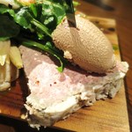 レストランユニック - パテ・ド・カンパーニュ、鶏白レバーのムース