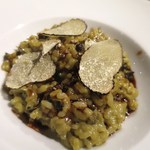 レストランユニック - アワビとトリュフのリゾット　