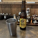 武蔵坊 - 瓶ビール(450円)