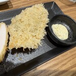 とんかつ成蔵 - カキフライと鳥カツ