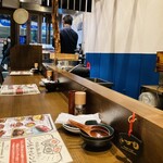 いづも - カウンター焼き場方向